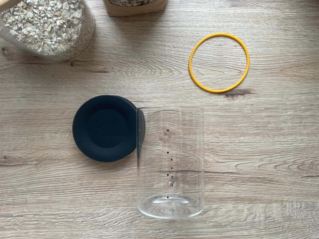 sauerteig zubehör glas sauerteig brot